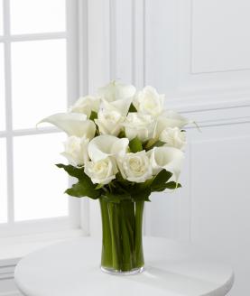 Calla and White Rose