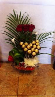 Red Roses and Heart Ferrero