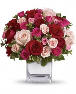 Love Medley Bouquet with Red Roses